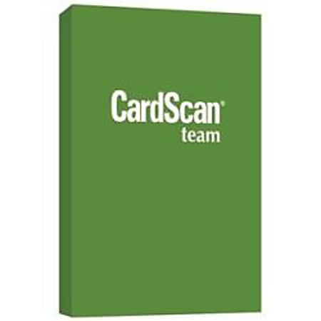 CardScan® Executive Software Single Pack, Traditional Disc