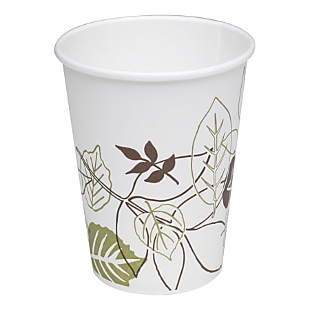 DIXIE PerfecTouch Multicolor 10 oz. Disposable Paper Cups and Lids