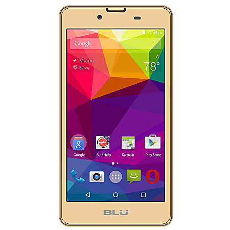 BLU Neo X N070U Cell Phone, Gold, PBN200975