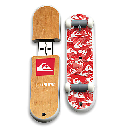 Quiksilver Smash Up SkateDrive USB Flash Drive, 8GB