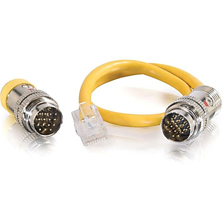 C2G 1ft RapidRun PC Runner Cable (Yellow) Test Adapter Cable