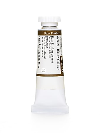 Winsor & Newton Professional Watercolors, 14 mL, Raw Umber, 554