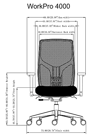 Workpro 4000 series hot sale chair