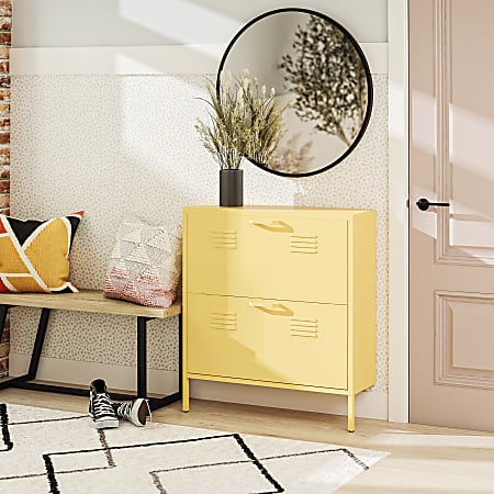 Metal shoe shop cabinet