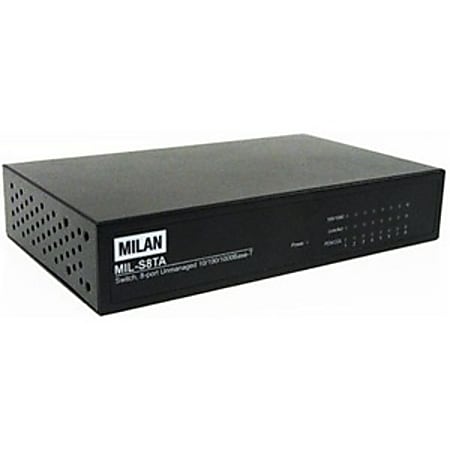 Transition Networks 8-Port Compact Unmanaged Ethernet Switch