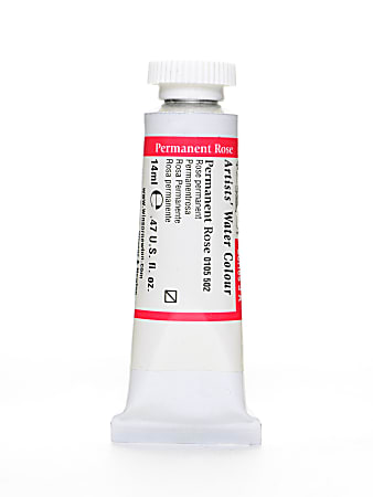 Winsor & Newton Professional Watercolors, 14 mL, Permanent Rose, 502