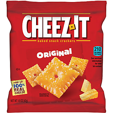 Keebler® Cheez-It Crackers, 1.5 Oz, Pack Of 8