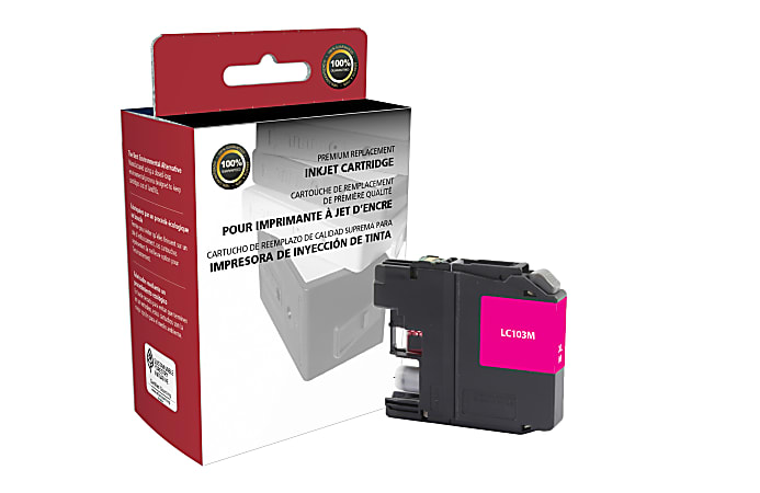 Clover Imaging Group™ Remanufactured High-Yield Magenta Ink Cartridge Replacement For Brother® LC103M