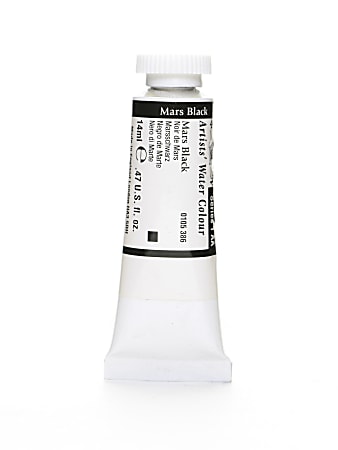 Winsor & Newton Professional Watercolors, 14 mL, Mars Black, 386