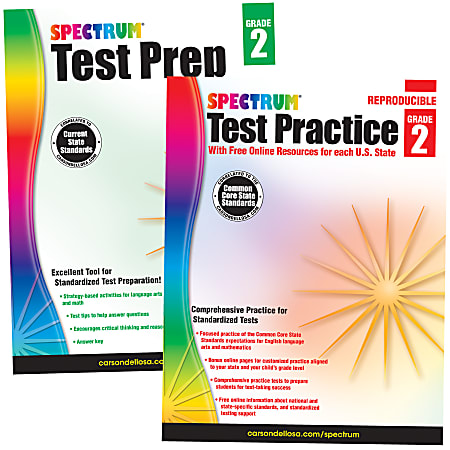 Spectrum® Test Prep And Practice Classroom Kit, Grade 2