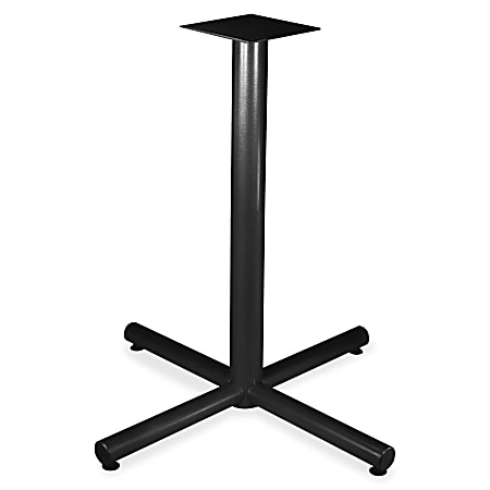 Lorell® Hospitality X-Leg Bistro Height Table Base, For 36"W Top, Black