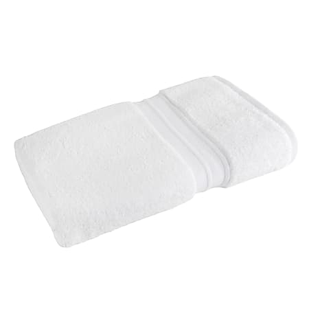 1888 Mills Sweet South Bath Towels, 30" x 60", White, Pack Of 36 Towels