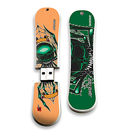 Santa Cruz Spider SnowDrive USB Flash Drive, 8GB