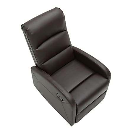 Flash furniture sierra cardinal top microfiber rocker recliner