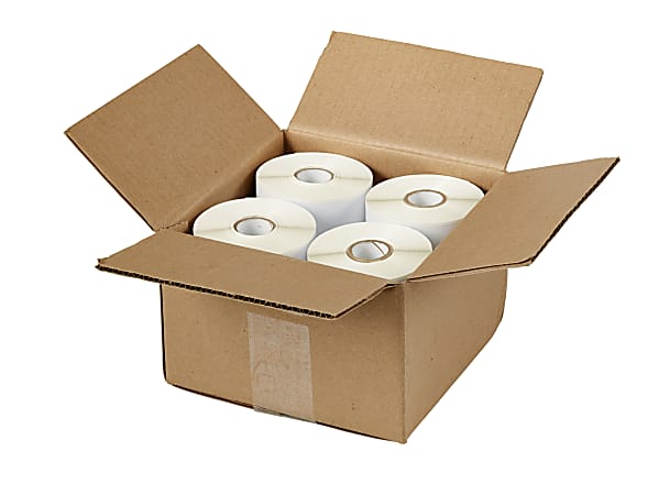 Avery® Direct Thermal Roll Labels, 4157, Rectanlge, 4" x 6", White, 220 Labels Per Roll, Box Of 4 Rolls