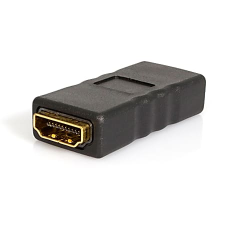 StarTech.com HDMI to HDMI Adapter, High Speed HDMI to HDMI Connector, 4K 30Hz HDMI to HDMI Coupler, HDMI Female to HDMI Female Converter - HDMI 1.4b Coupler; 4K (3840x2160p 30Hz)/Full HD 1080p/10.2 Gbps bandwidth/8Ch Audio