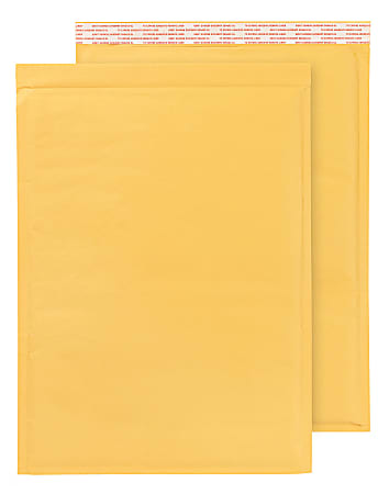 Office Depot® Brand Self-Sealing Bubble Mailers, Size 7, 14 1/2" x 19 1/8", Box Of 50