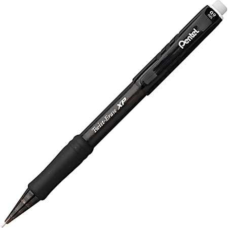 Pentel® Twist-Erase® Express Mechanical Pencils, 0.9 mm, Smoke Barrel, Pack Of 12