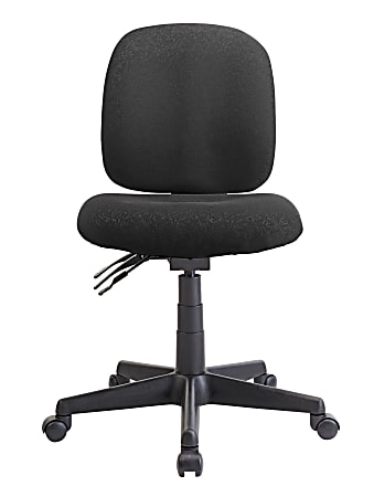 Low-Back Mesh Armless Office Chair,Swivel Rolling Computer Chair No Ar