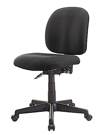 WorkPro Mobility Multifunction Ergonomic Fabric Task Chair Black