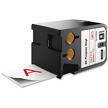 Dymo XTL All-Purpose Vinyl Label Cartridge - 2" Width - Thermal Transfer - White - Vinyl - 1 Each