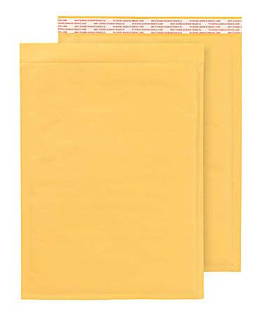 Office Depot® Brand Self-Sealing Bubble Mailers, Size 4, 9 1/2" x 13 5/8", Box Of 100