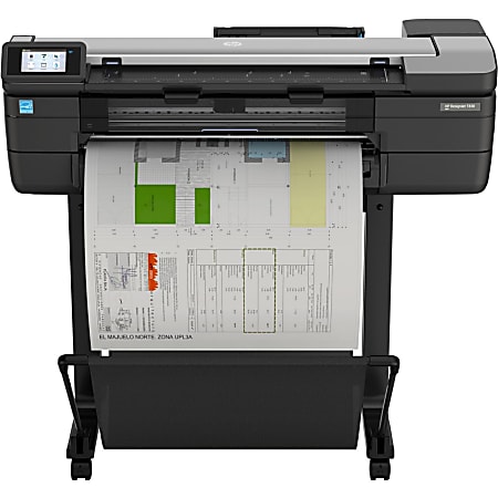 HP DesignJet T830 24" Large-Format All-In-One Color Inkjet Printer