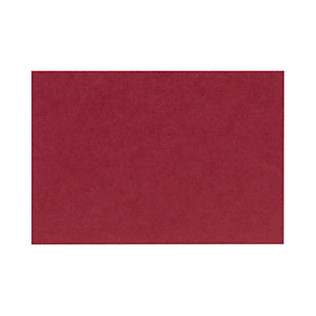 LUX Flat Cards, A6, 4 5/8" x 6 1/4", Garnet Red, Pack Of 50