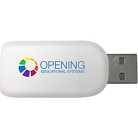 Custom Hawkeye Charging Cable Alarm, White