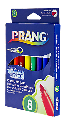 Prang Classic Color Washable Art Markers Master Pack Assorted Colors Pack  Of 200 - Office Depot