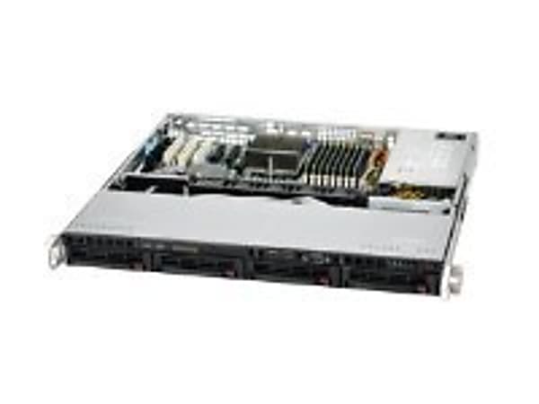 Supermicro A+ Server 1012G-MTF Barebone System - 1U Rack-mountable - AMD SR5650 Chipset - Socket G34 LGA-1944 - 1 x Processor Support - Black - 128 GB DDR3 SDRAM DDR3-1333/PC3-10600 Maximum RAM Support - Serial ATA/300 RAID Supported Controller