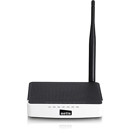 Netis WF2411 IEEE 802.11n  Wireless Router - 2.48 GHz ISM Band - 1 x Antenna - 18.75 MB/s Wireless Speed - 4 x Network Port - 1 x Broadband Port - Fast Ethernet - VPN Supported - Desktop