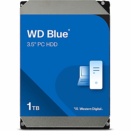 Western Digital® Blue 1TB Internal Hard Drive For Desktops, 64MB Cache, SATA/600, WD10EZEX