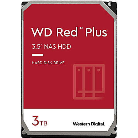 Western Digital® Red 3TB Internal Hard Drive For NAS, 64MB Cache, SATA/600, WD30EFRX