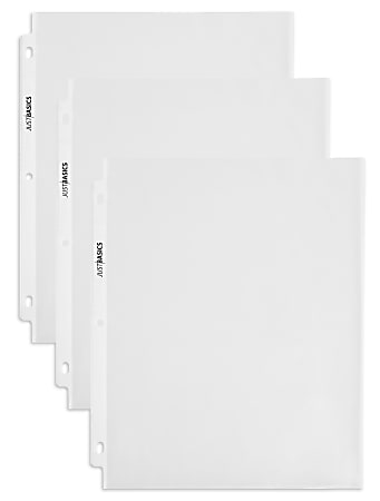 No Holes Sheet Protectors, Bulk Pack, Letter Size (8.5 x 11 Inch
