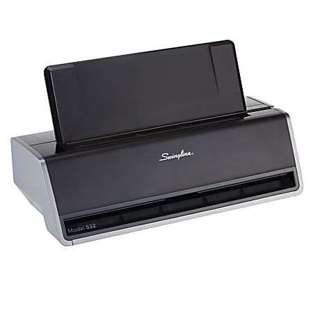 Office Max 2-Hole Punch Black Office Equipment