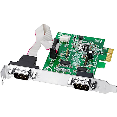 SIIG CyberSerial 2-port PCI Express Serial Adapter