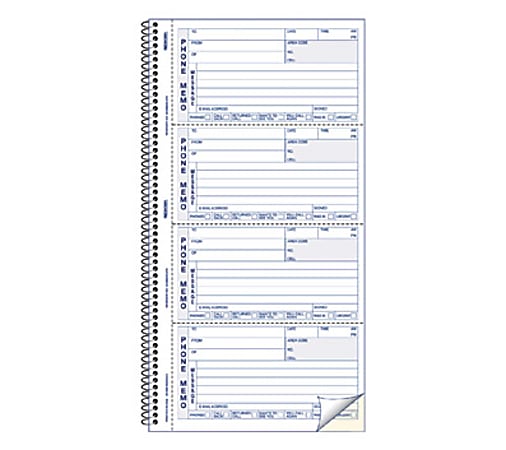 Rediform Memo Style Phone Message Book, 2 Part,