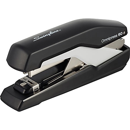 Swingline® Omnipress™ 60 Stapler, 60 Sheets Capacity, Black, Gray