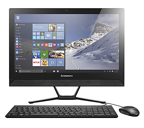Lenovo™ C40 Touch All-In-One PC, 21.5" Full HD Touch Screen, AMD A6 Quad Core, 8 GB Memory, 1 TB Hard Drive, Windows 10