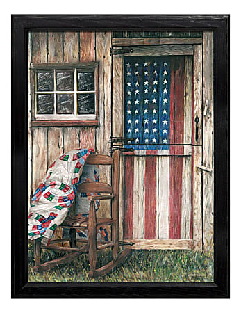 Timeless Frames® Americana Framed Artwork, 16" x 12", America Rocker