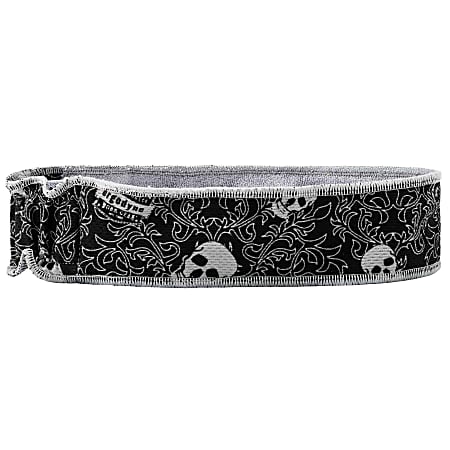 Ergodyne Chill-Its® 6605 High-Performance Headbands, Skulls, Pack Of 6 Headbands