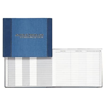 Wilson Jones® Journal Of Notorial Acts, 8 5/8" x 11 1/8", Blue