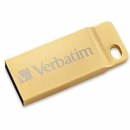 Verbatim 16GB Metal Executive USB 3.0 Flash Drive - Gold - 16 GBUSB 3.0 - Gold