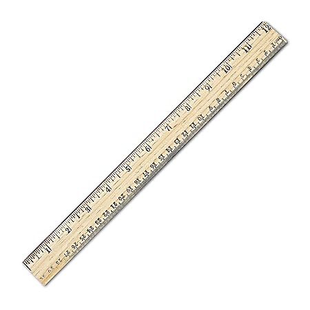 Westcott - Westcott 12 English and Metric Anodized Aluminum Ruler,  Assorted Colors (14174)