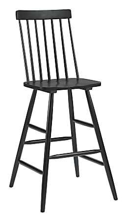 Zuo Modern Ashley Bar Chair, Black