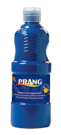 Prang Ready-to-Use Washable Tempera Paint - 8 fl oz - 1 Each - Blue -  Bluebird Office Supplies