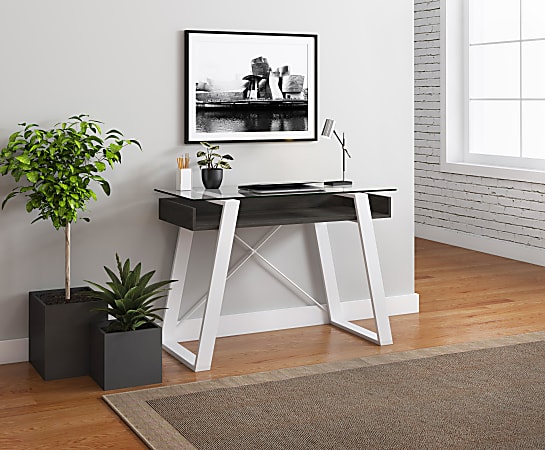  Office Depot Elle Décor Dani 47 W Writing Desk, Old