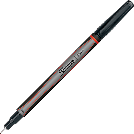Sharpie Fine Point Pen - Fine Pen Point Type - Red - 1 Dozen
