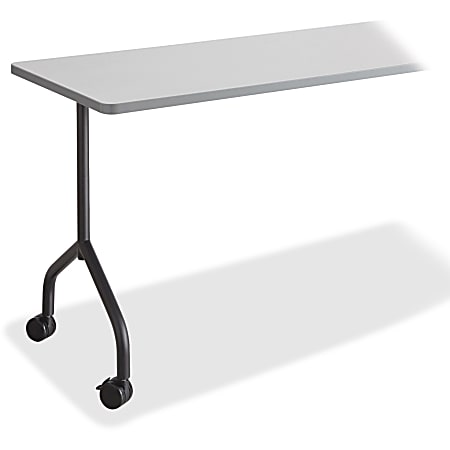 Safco Impromptu Mobile Training Table T-Leg Base - T-shaped Base - 4 Legs - 28.50" Height x 5" Width x 5.25" Depth - Black - Steel